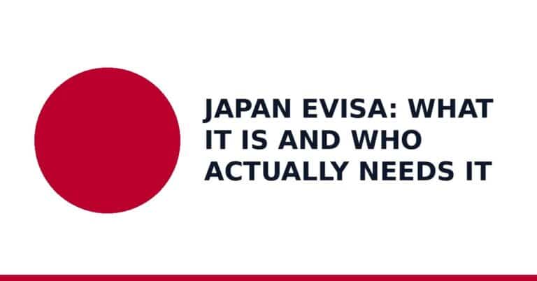 Japan eVISA: what it is and who actually needs it