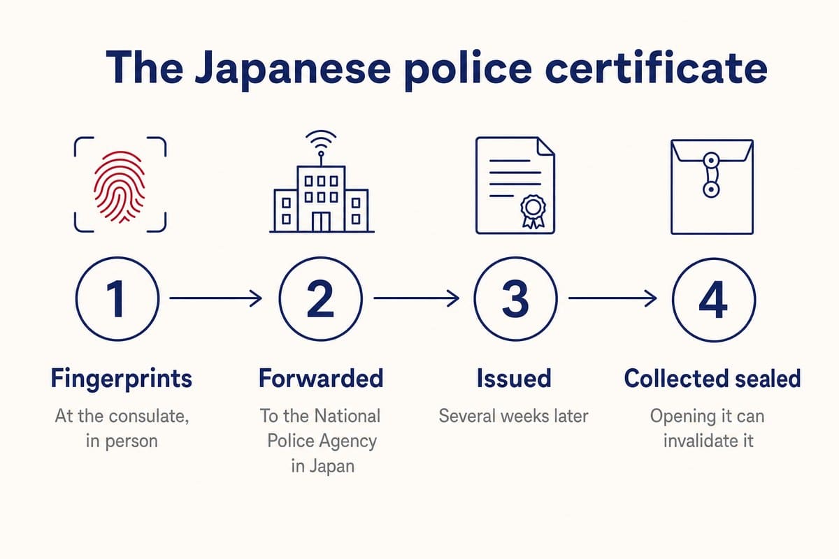 The Japanese police certificate