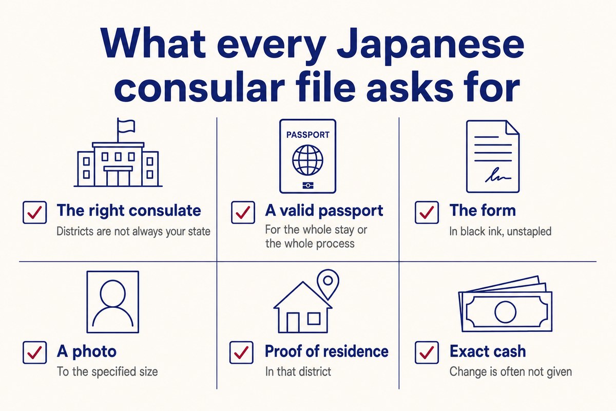 What every Japanese consular file asks for